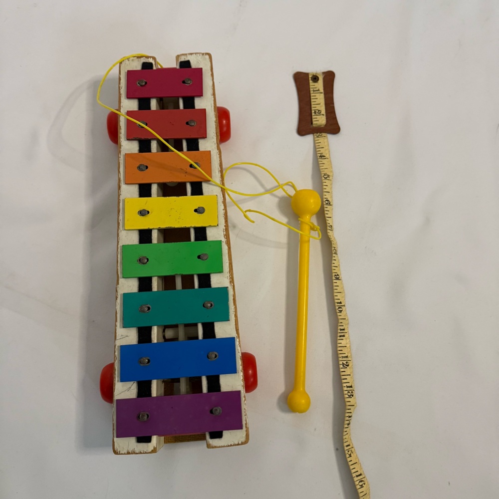 Vintage Rainbow Fischer Price Putt a Tune Xylophone - Picture 5 of 6
